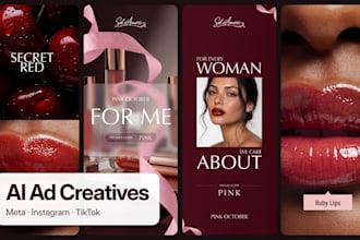 design scroll stopping ai ad creatives for meta and tiktok
