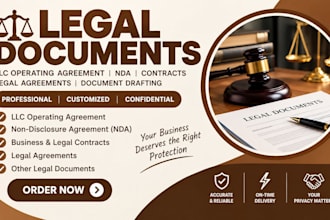 draft operating agreement nda llc operating contract and legal documents
