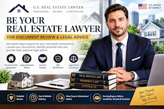 be your real estate lawyer for document review and legal advice