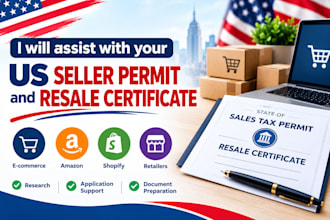 assist with your US seller permit and resale certificate