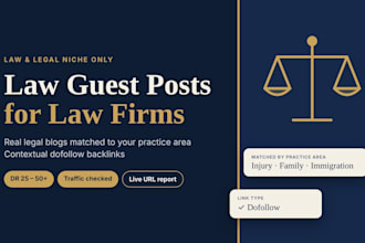 do law guest posts for lawyers and law firms with legal dofollow backlinks