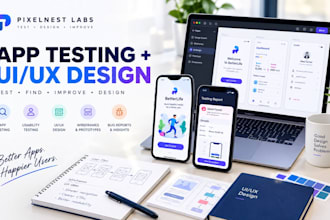 test your mobile app and design UI UX for a better user experience