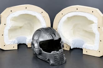 design a custom jesmonite mold for complex shapes and easy demolding