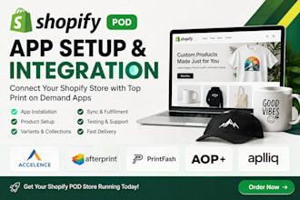 setup accelence afterprint printfash alerio alexanders aop apliiq pod shop