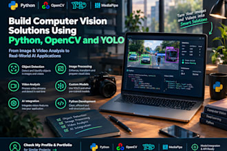 build computer vision solutions using python, opencv and yolo