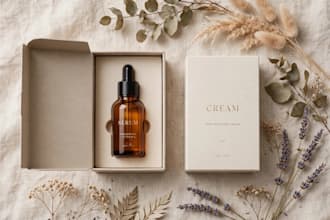 do modern luxury packaging box design with 3d mockup