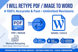 retype scanned PDF image and screenshot to editable word
