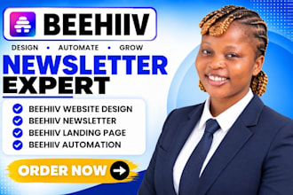 setup beehiiv newsletter redesign beehive lading page beehiiv website