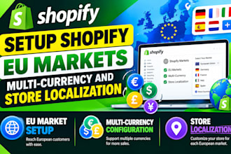 setup shopify eu markets multi currency a store localization