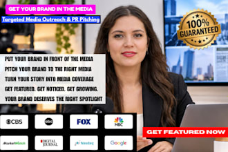 pitch your brand story and product to relevant media outlets UK pr distribution