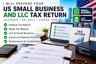 prepare your US small business and llc tax return