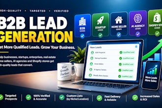 b2b local startup enterprise home seller ai agency shopify store lead generation
