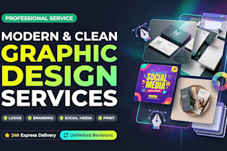 do social media design, prints, tshirt design, and banners