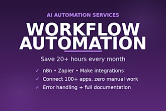 automate your business workflow with n8n, zapier or make
