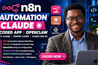 n8n automation claude coded app openclaw fix claude cowork claude code fix