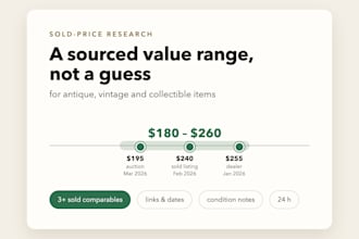 find real sold prices for your antique or vintage item