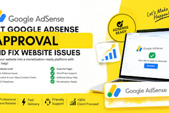 get google adsense approval and fix website issues