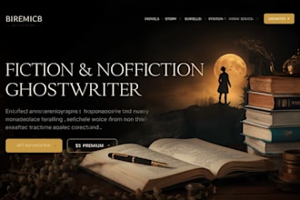 do movie fiction and nonfiction ghostwriter for novel, novellas, and series line