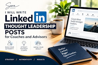 write linkedin thought leadership posts for coaches and advisors