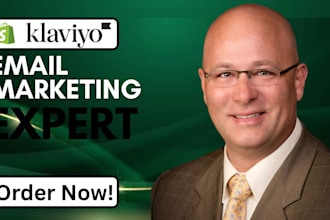 design klaviyo, omnisend and shopify email marketing automation