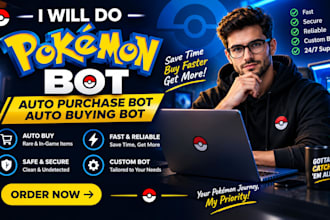 do pokemon bot auto purchase bot auto buying bot