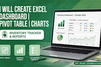 create excel dashboard pivot table and charts