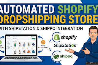 build an automated shopify dropshipping store with shipstation and shipp