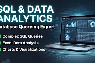 do sql data analysis database querying and excel data analytics