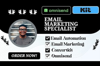 setup convertkit email automation and omnisend email marketing email automation