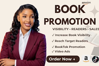 do book rank booktok video book promotion book sales amazon kdp ads promotion