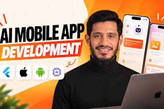do ai mobile app development, ai chatbot app, flutter app for ios android