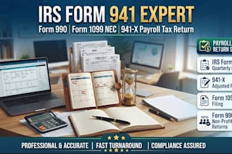 irs form expert form990 form 1099 nec 941x payroll tax return