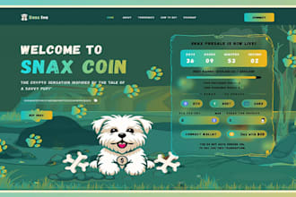 develop meme coin website crypto presale website ico crypto currency website