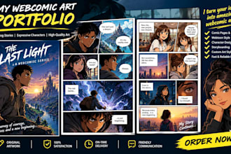 draw professional sequential comic pages for your story