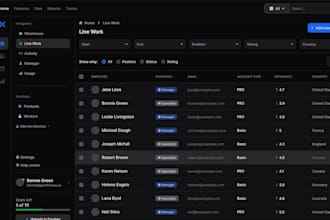 design and code a custom vendor dashboard for industrial machine scheduling app