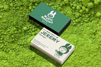 create ceremonial matcha tin japanese tea packaging and realistic product render