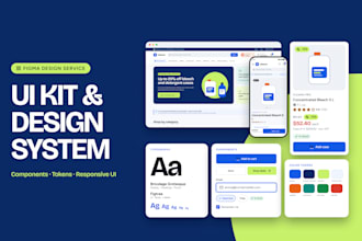 create a UI kit and design system in figma