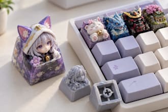 resin casting keycap, artisan keycap stl, 3d printing, custom sculpt, production