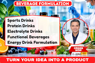 formulate energy drinks, functional beverages and drink products