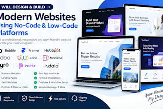 design bubble pages framer hubspot odoo zoho mobirise zyro popsy adalo website