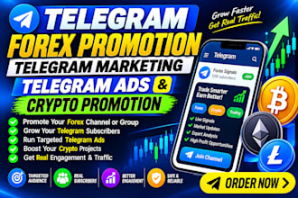 do telegram forex promotion, telegram marketing, telegram ads, crypto promotion