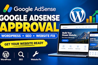 get google adsense approval, fix adsense issues, set up your wordpress