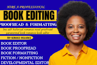 line edit historical romance novel proofread paranormal book romance book editor