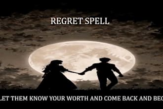 cast regret spell come to me spell, guilt spell that makes them feels guilty