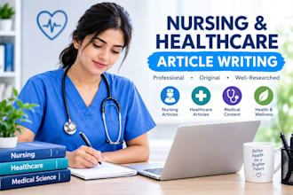 write professional nursing and healthcare articles