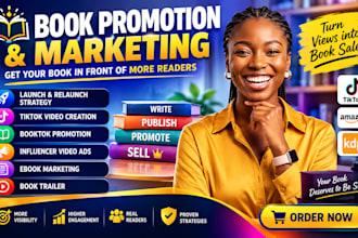 do booktok promotion tiktok book promotion booktok author SMM book marketing