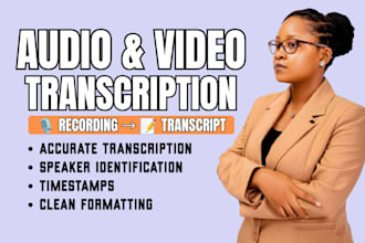 transcribe audio video to text, verbatim transcription, podcast interview