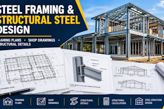 do steel framing plans, structural steel sesign shop drawings steel structure