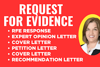 prepare an eb1a rfe response for uscis