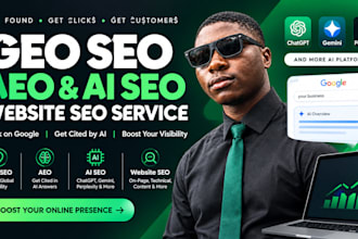 do geo seo aeo website optimization, onpage local  website optimization